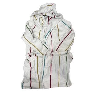 Yves Delorme Mens Cotton Bathrobe Size L Large